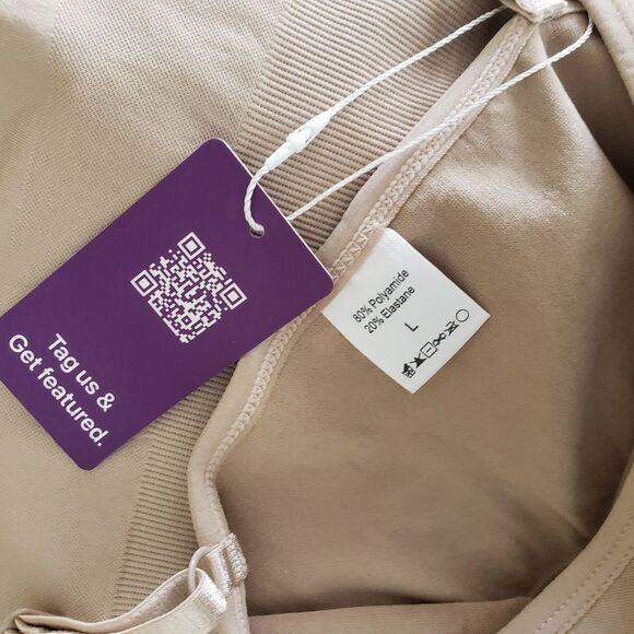 HeyShape Snatched Shapewear Slimming Bodysuit Nude Neutral Women's Size Large - Picture 7 of 11